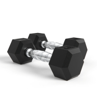 Гантели DFC гексаг. обрезиненная пара DB001-4 кг