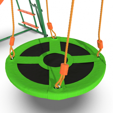 Детский комплекс DFC MULTIPLAY качели: гнездо, для малышей; горка - 5